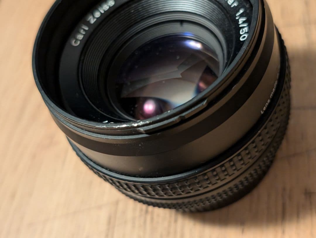 ジャンク Contax Carl Zeiss N マウント 50mm f/1.4