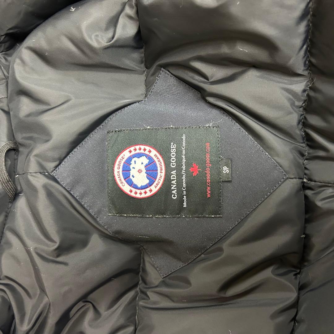 【定番】カナダグース ブロンテ ダウンジャケット コヨーテファー ネイビー S