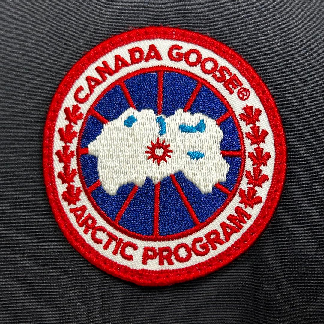 【定番】カナダグース ブロンテ ダウンジャケット コヨーテファー ネイビー S