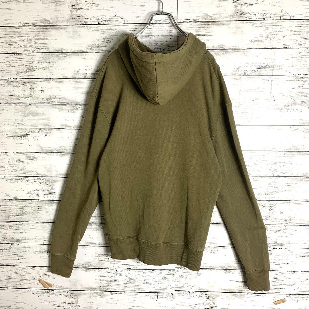 874【激人気】メゾンキツネ☆ワッペンロゴ入りパーカー　2匹フォックス