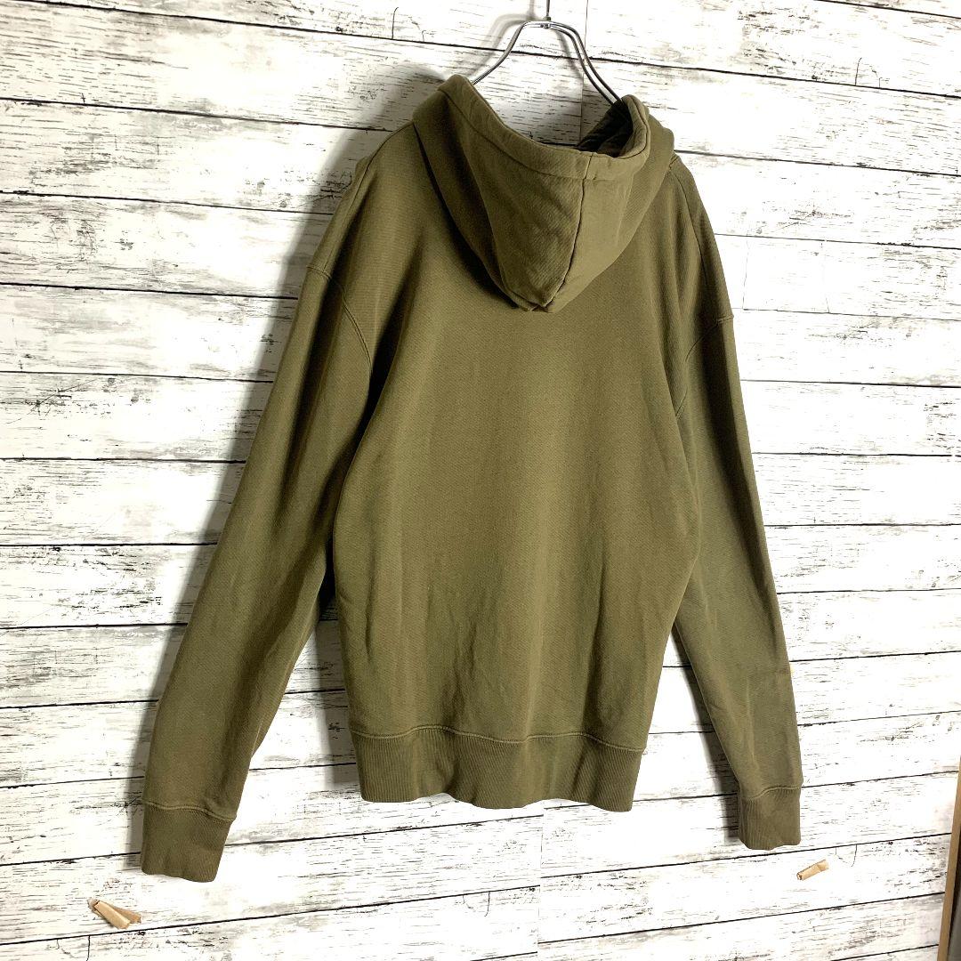 874【激人気】メゾンキツネ☆ワッペンロゴ入りパーカー　2匹フォックス