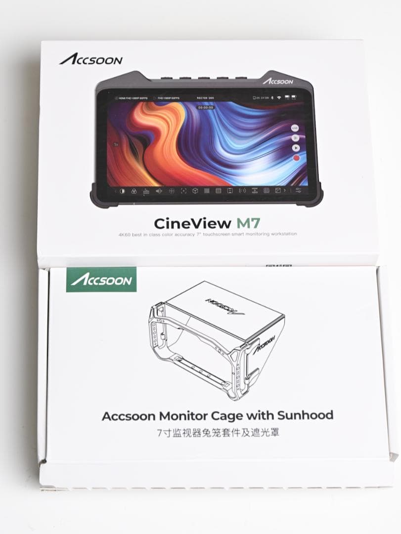 Accsoon CineView M7カメラビデオモニター （ケージキット付き）
