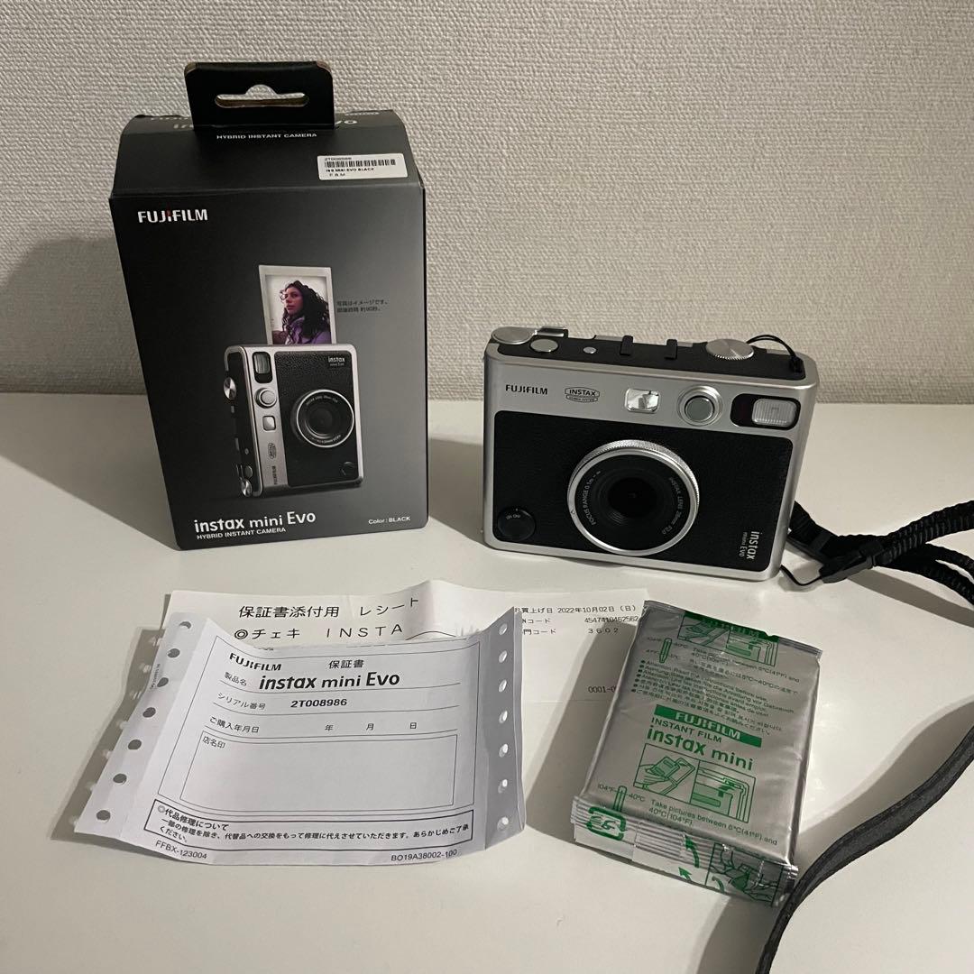 instax mini Evo本体 チェキ & フィルム セット