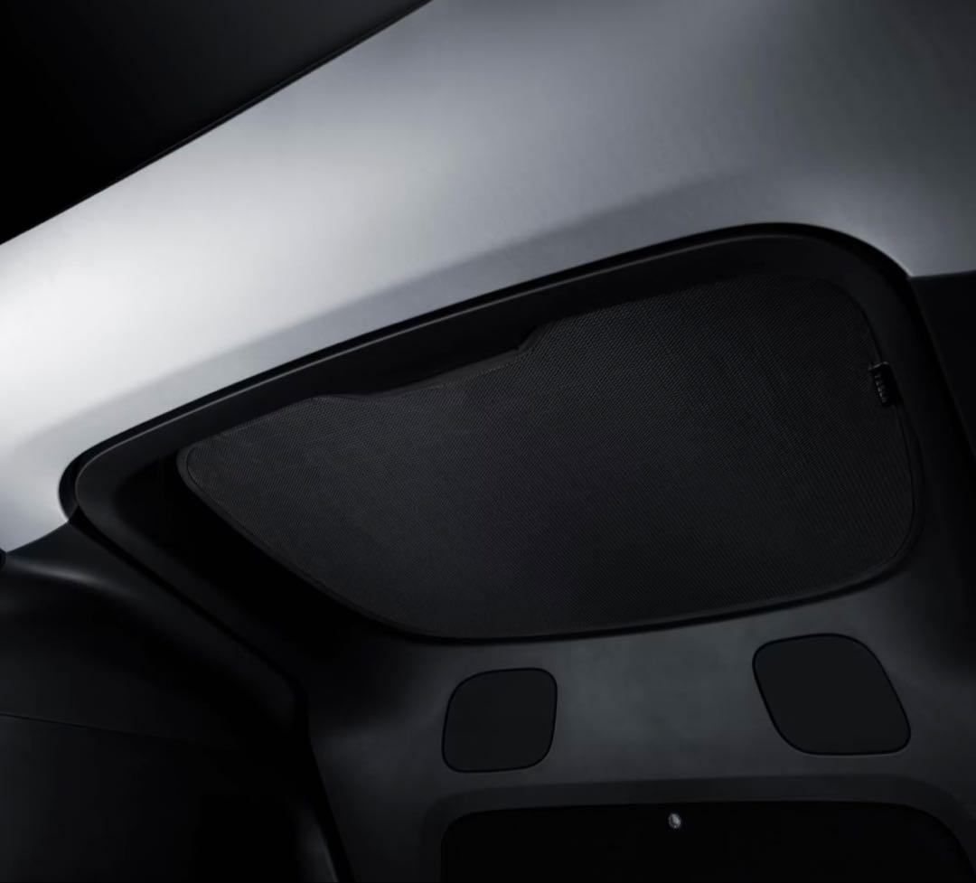 2枚セット　Model Y テスラ　ガラスルーフ　リアリフトゲート　サンシェード