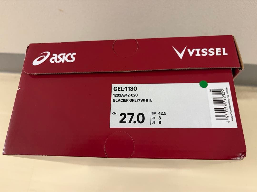 アシックス GEL-1130 ヴィッセル神戸 27センチ