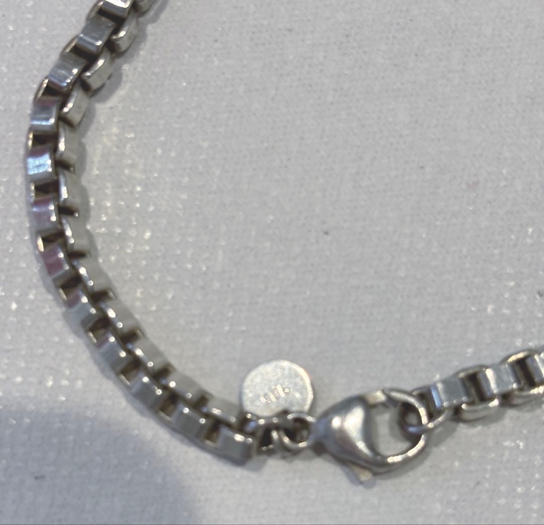 緊急セール‼️写真追加　ティファニー　ベネチアンリンクブレスレット　17cm 箱無