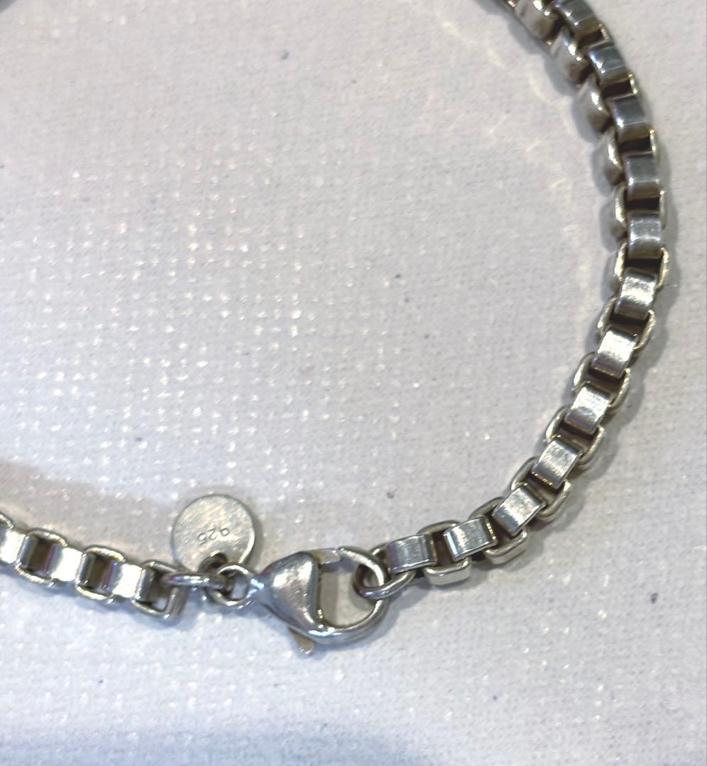緊急セール‼️写真追加　ティファニー　ベネチアンリンクブレスレット　17cm 箱無