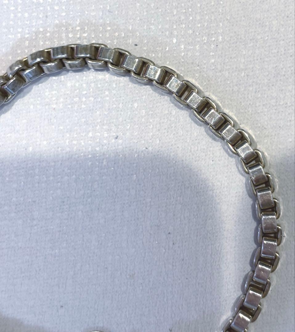 緊急セール‼️写真追加　ティファニー　ベネチアンリンクブレスレット　17cm 箱無