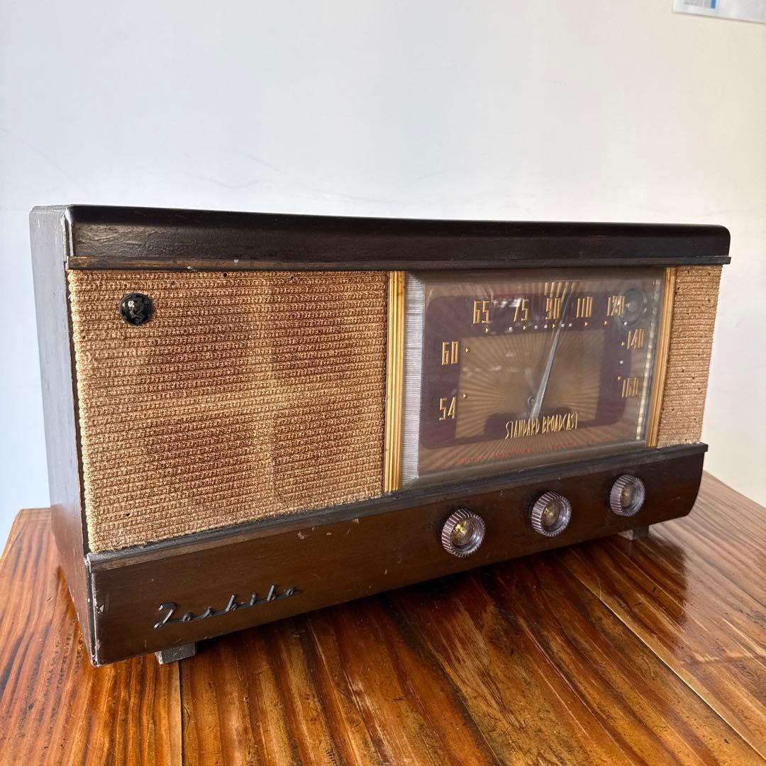 昭和レトロ　真空管ラジオ　　　 アンティーク　オブジェ