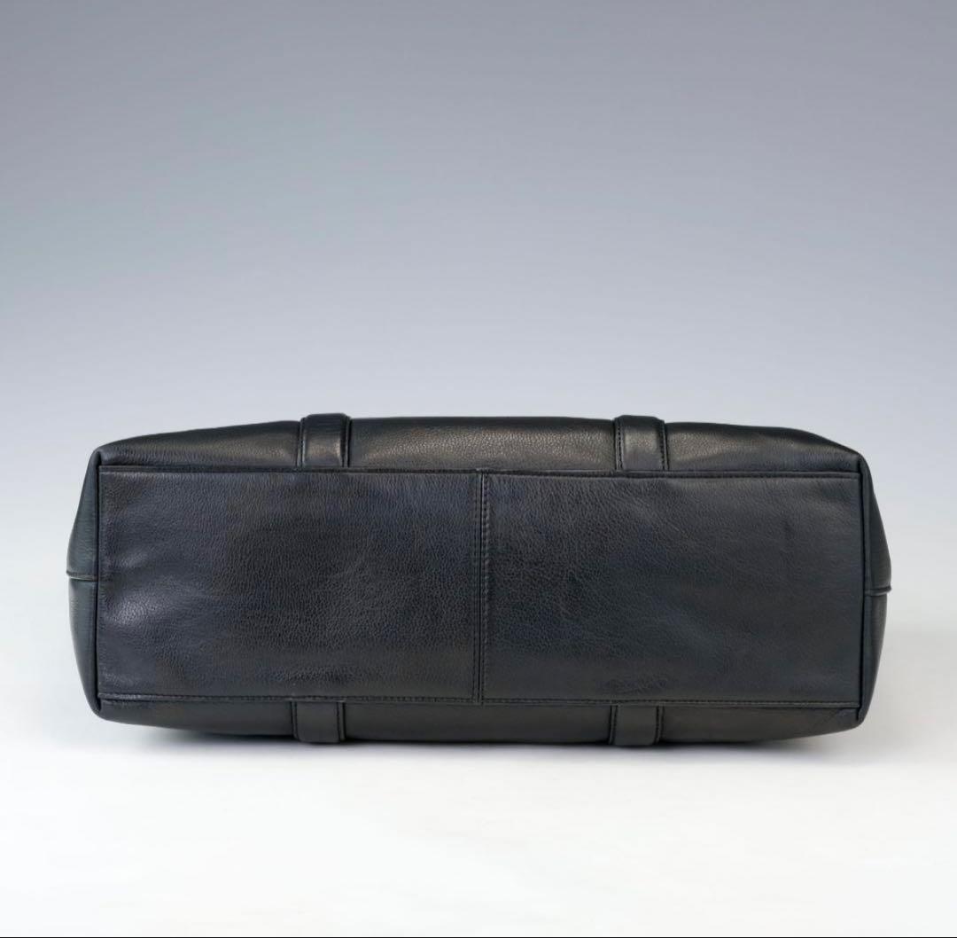 【美品】COACH トートバッグ ビジネスバッグ 黒 レザー メトロポリタン
