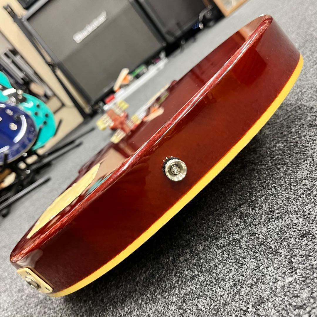 【11426】 Blitz leopard レスポールタイプ バリ杢