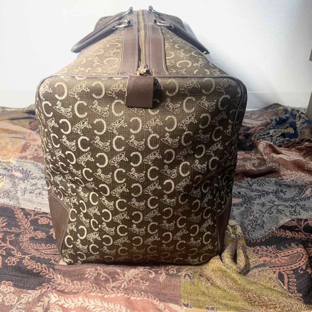 大容量！　CELINE セリーヌ　ヴィンテージ　Cマカダム ボストンバッグ