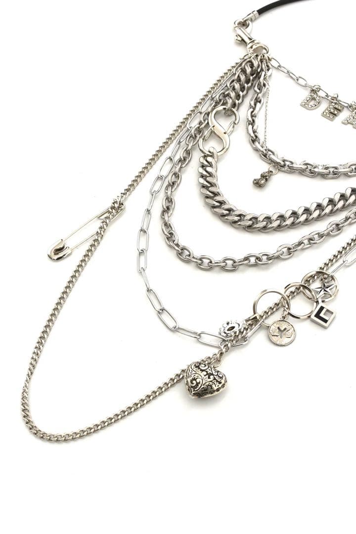 【新品・最終値下げ】Doublet DEAD ネックレス　ブラック/シルバー