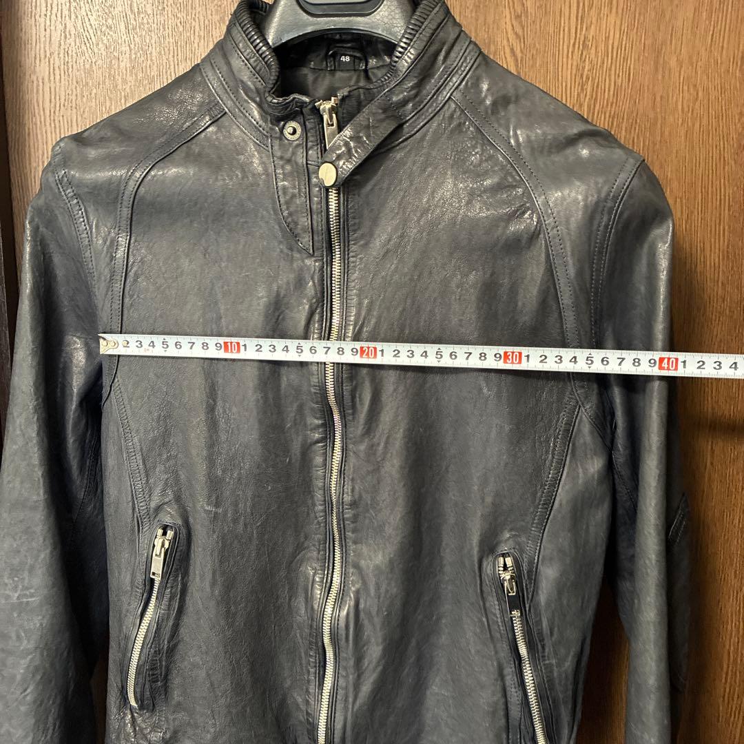 シングルレザージャケット　羊革　韓国　新品