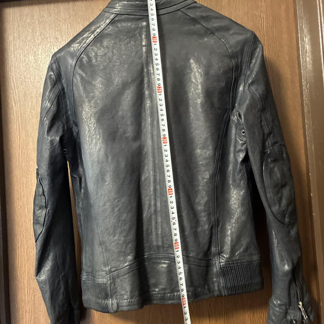 シングルレザージャケット　羊革　韓国　新品