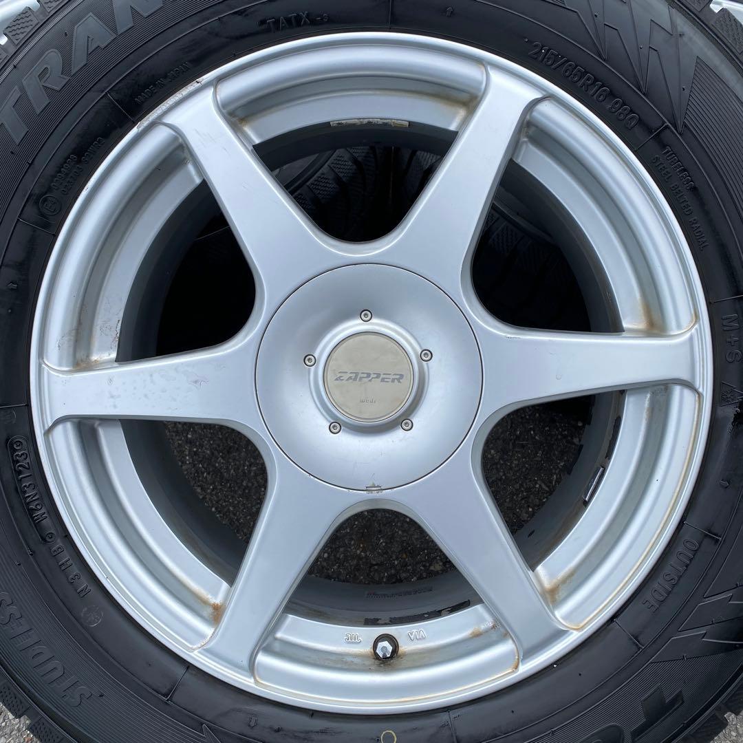 中古バリ溝トーヨースタッドレスセット215/65R16 30系アルファード等