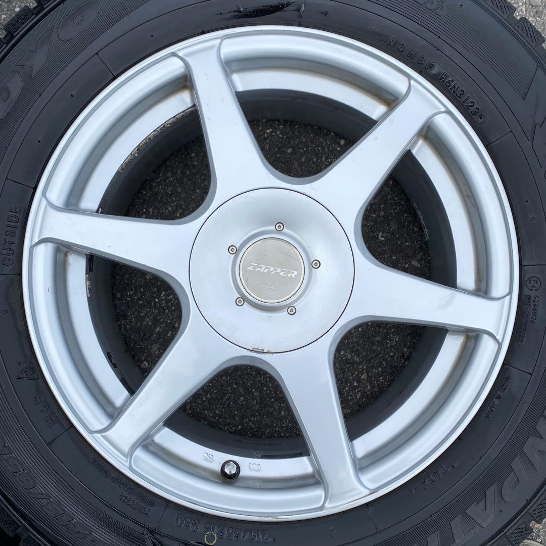 中古バリ溝トーヨースタッドレスセット215/65R16 30系アルファード等