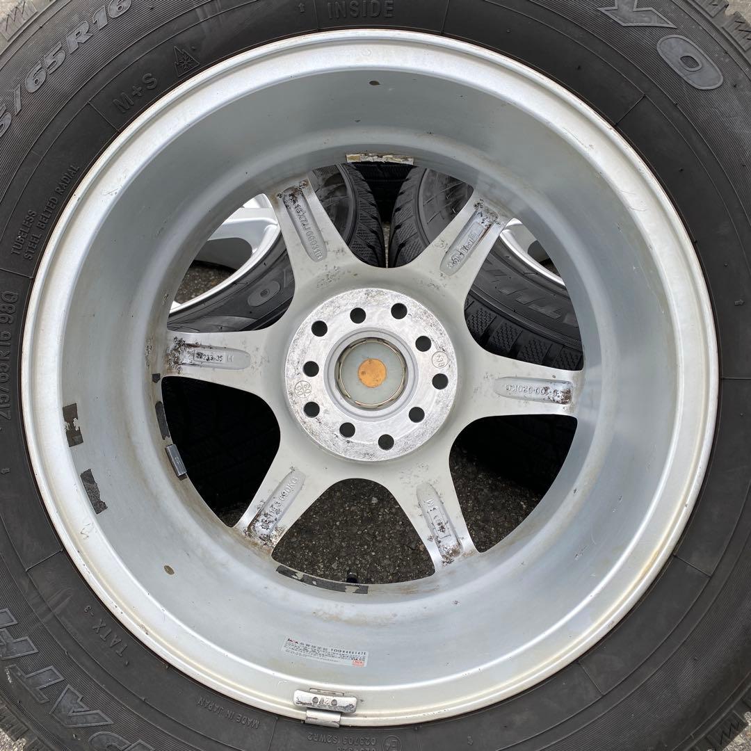 中古バリ溝トーヨースタッドレスセット215/65R16 30系アルファード等