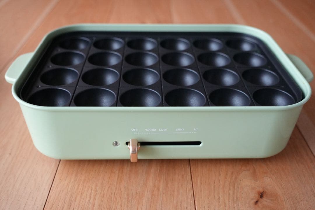 【超美品】BRUNO コンパクトホットプレート レッド BOE021 深鍋付き