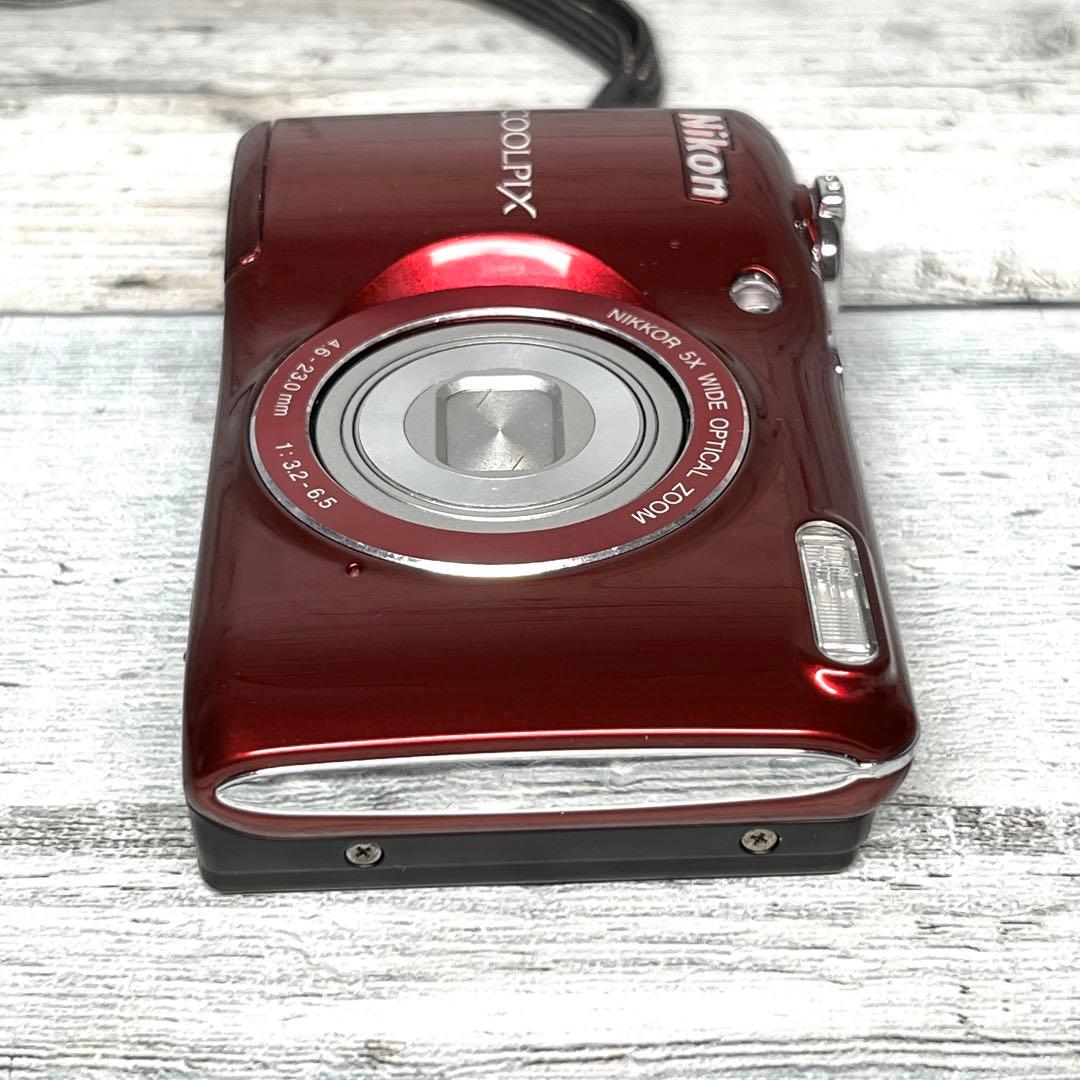 【美品】Nikon ニコン デジタルカメラ COOLPIX L26 レッド
