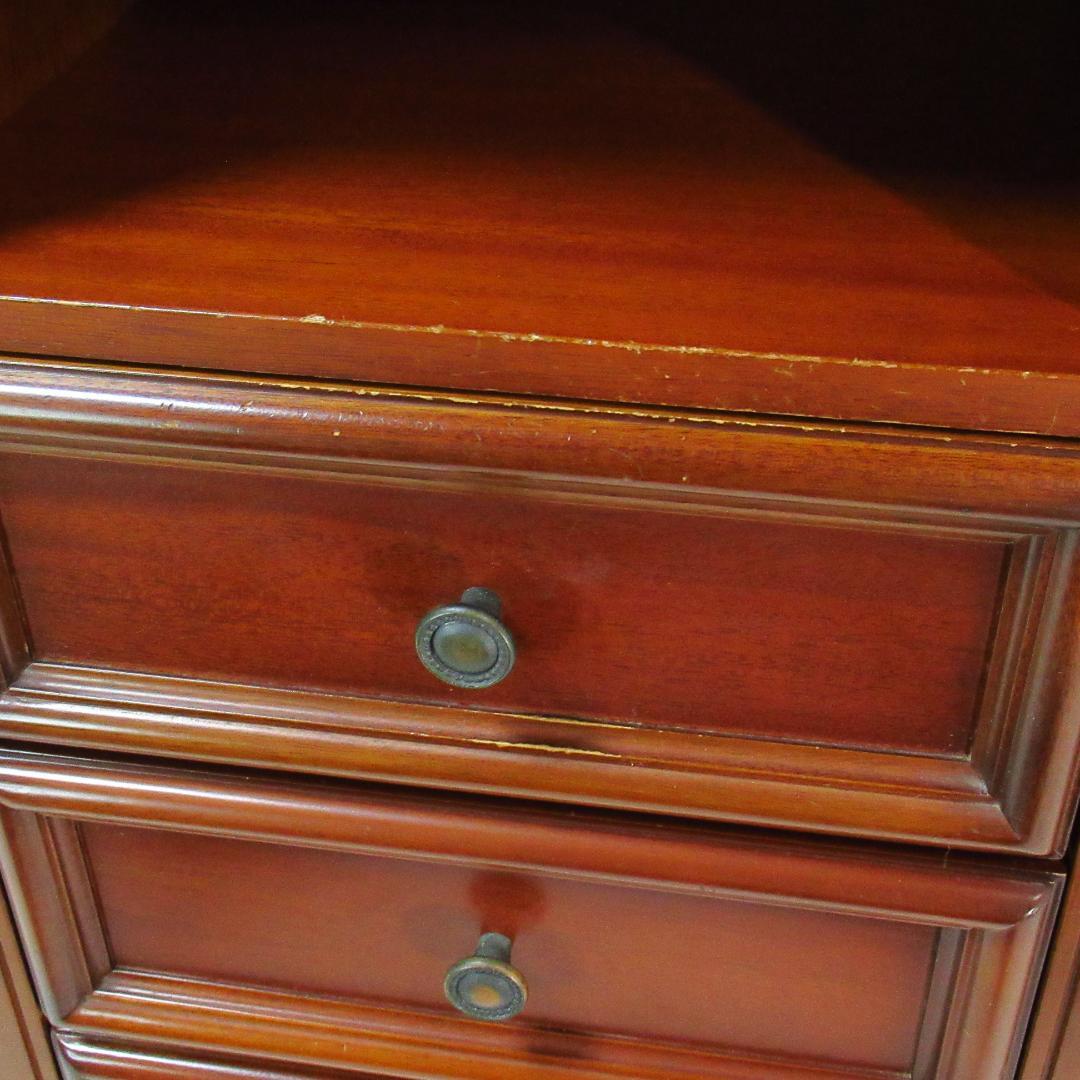 東海家具 ケント KENT 電話台 サイドチェスト 天然木 マホガニー材 レトロ