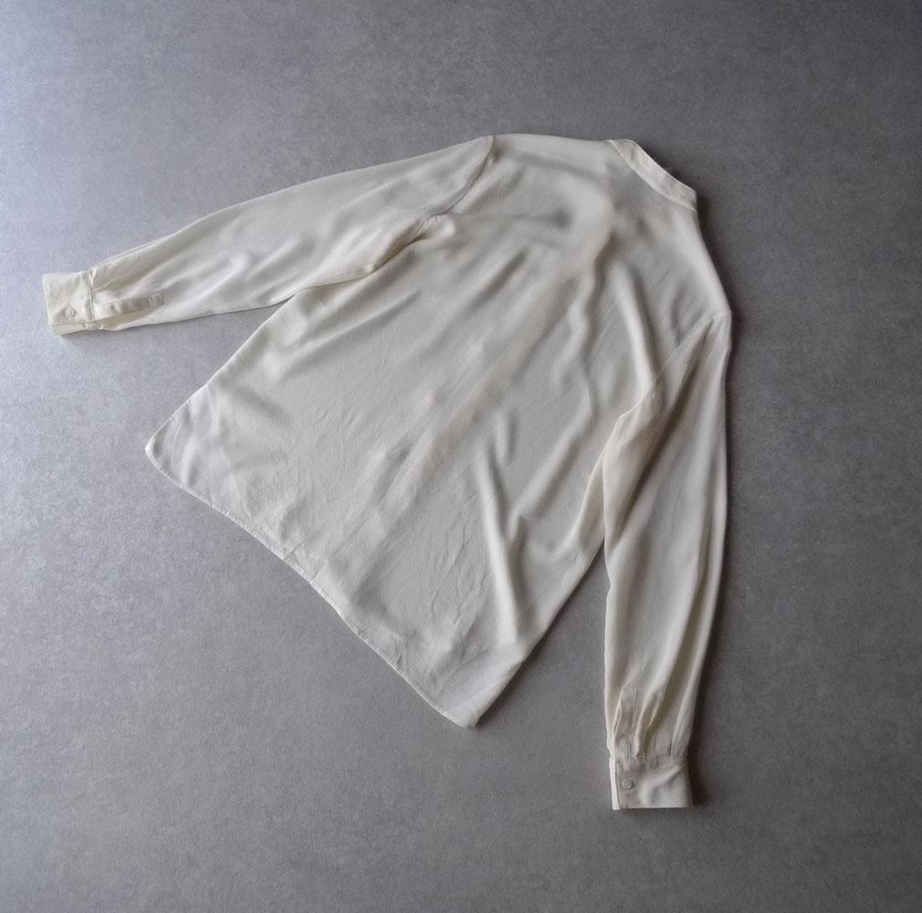 3.1 フィリップリム シルク100%のブラウス シャツ ホワイト C463