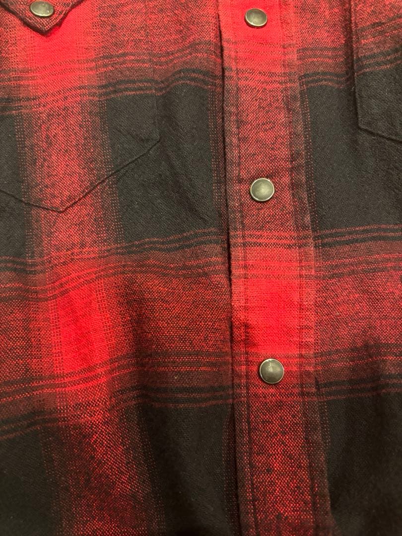 Polo Ralph Lauren 90s オンブレ フランネルシャツM 赤