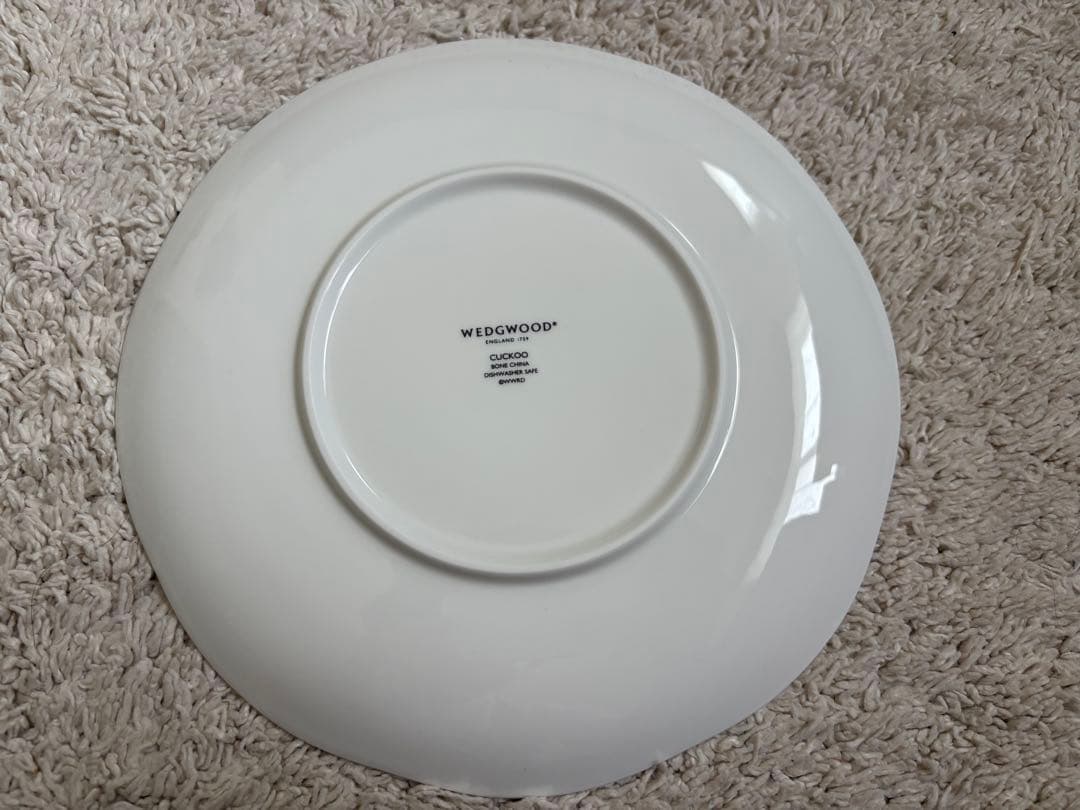  花と鳥の皿 ４枚セット