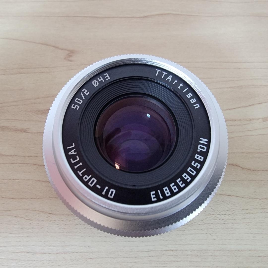 【ほぼ新品】TTArtisan 50mm F2 Lマウント