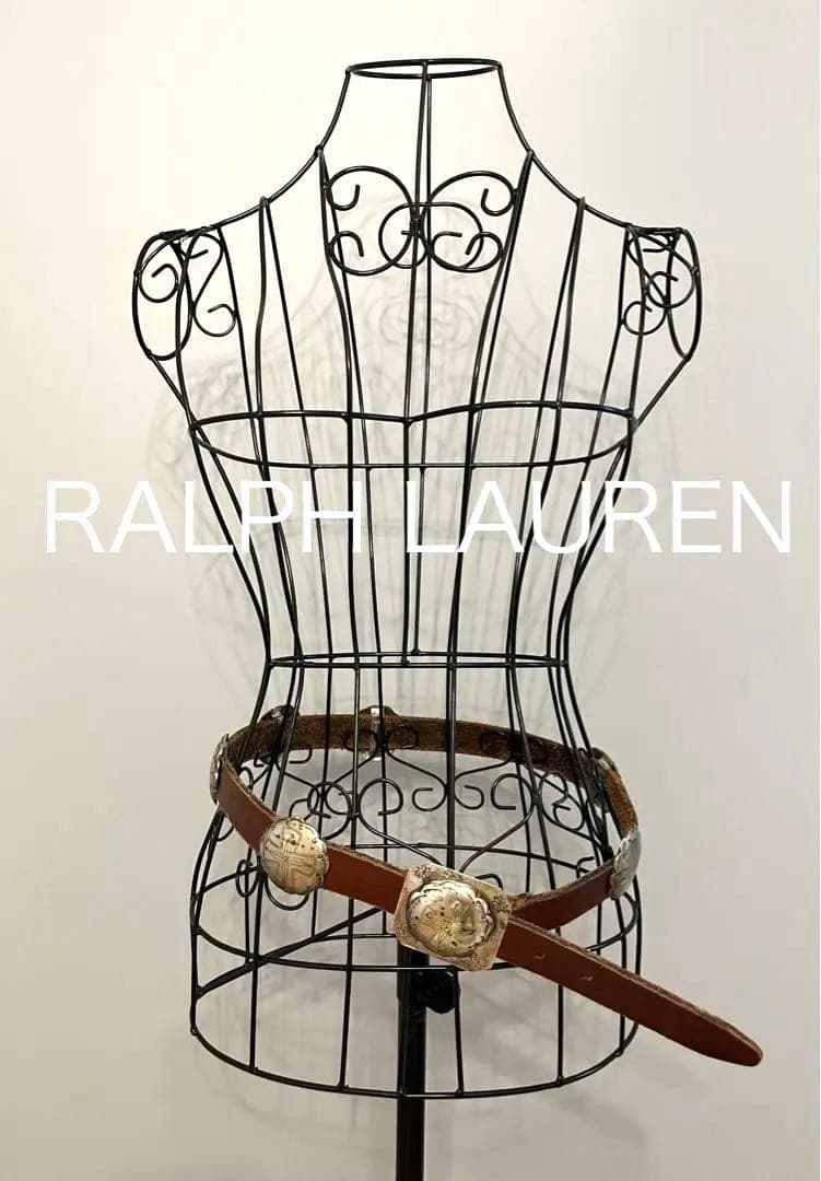 希少✨ RALPH LAUREN ラルフローレン コンチョ ベルト ヴィンテージ