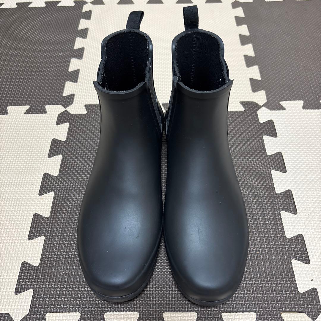 【美品】Hunter 24.5cm レインブーツ　サイドゴア