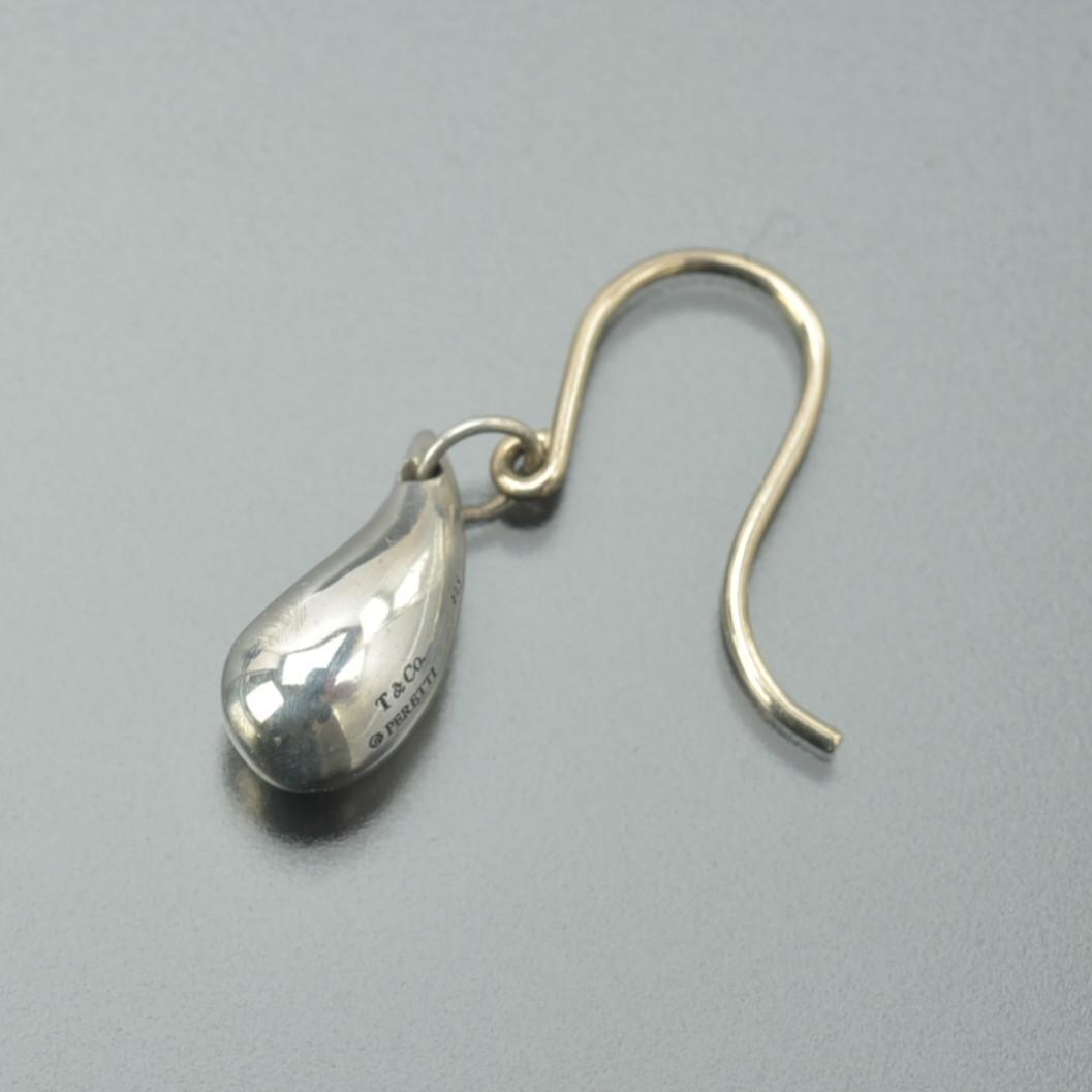 磨き済み/美品 TIFFANY&Co. エルサペレッティ ティアドロップ
