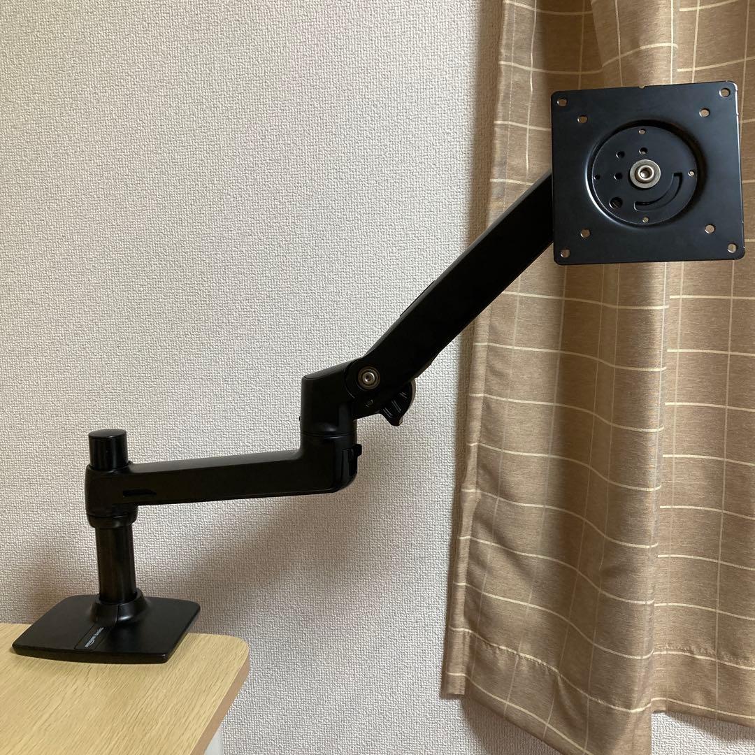 amazon basics モニターアーム ブラック