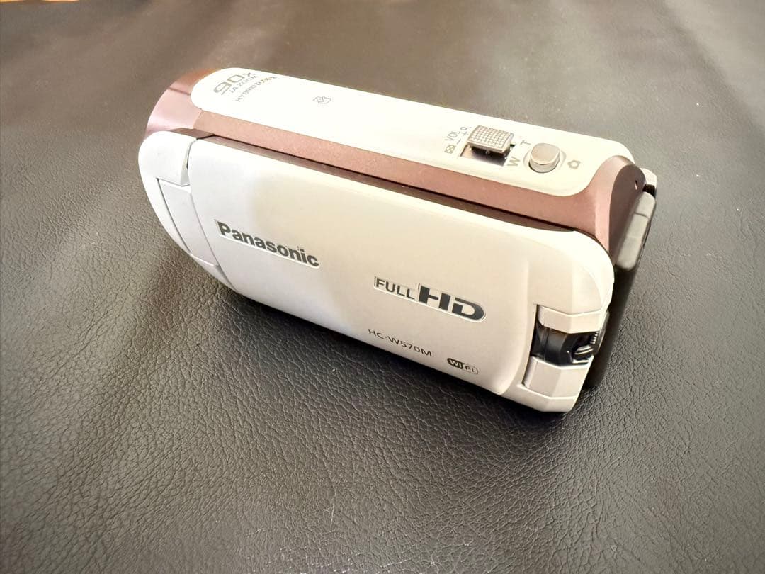 (ジャンク品)パナソニック ビデオカメラ HC-W570M ホワイト