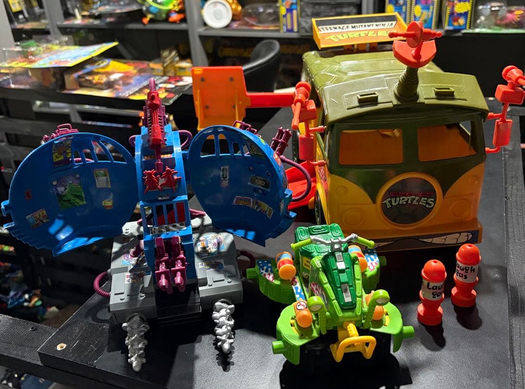 ミュータントタートルズ　乗り物3点 T eenage mutant ninja