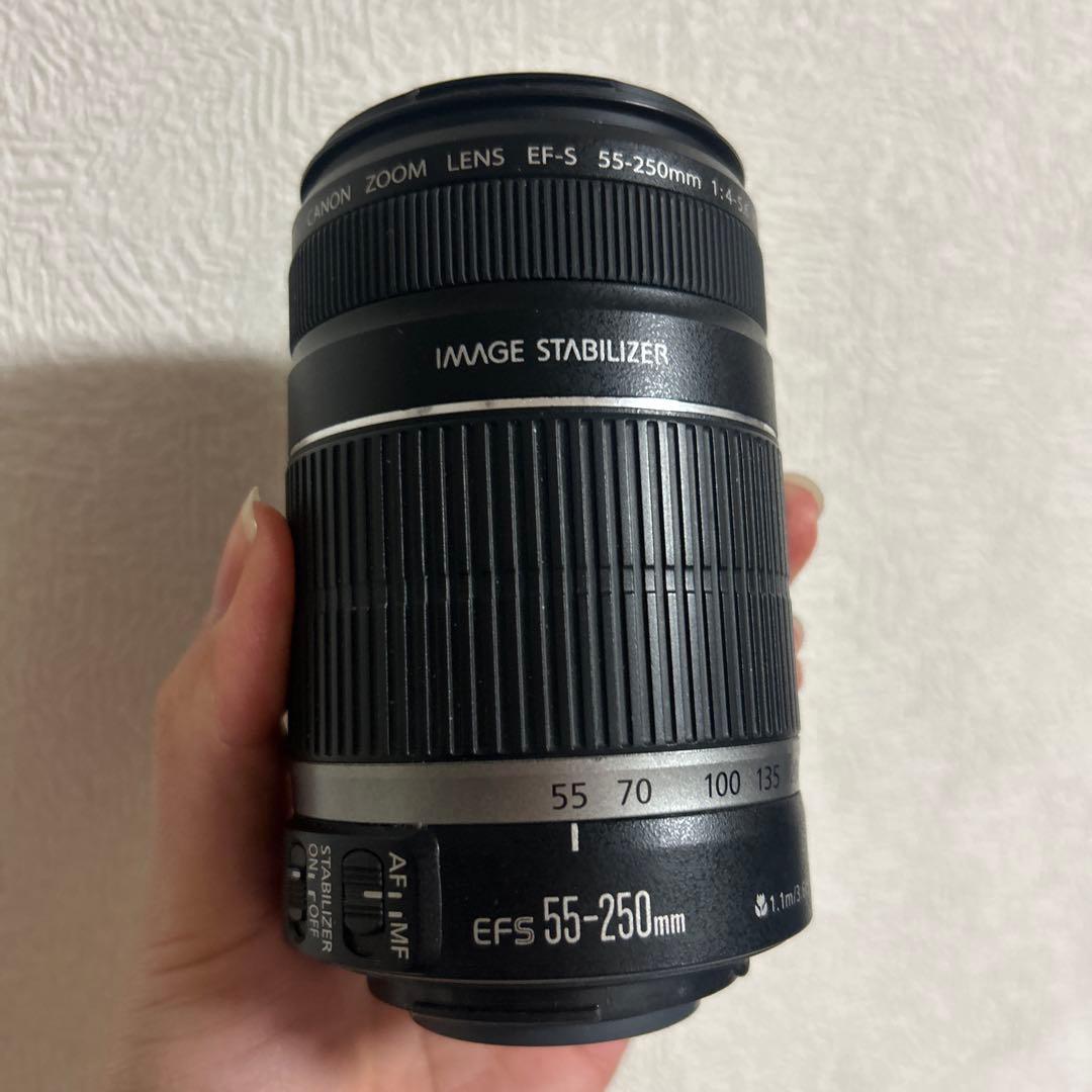 Canon キャノン EF-S 55-250mm F4-5.6 IS レンズ