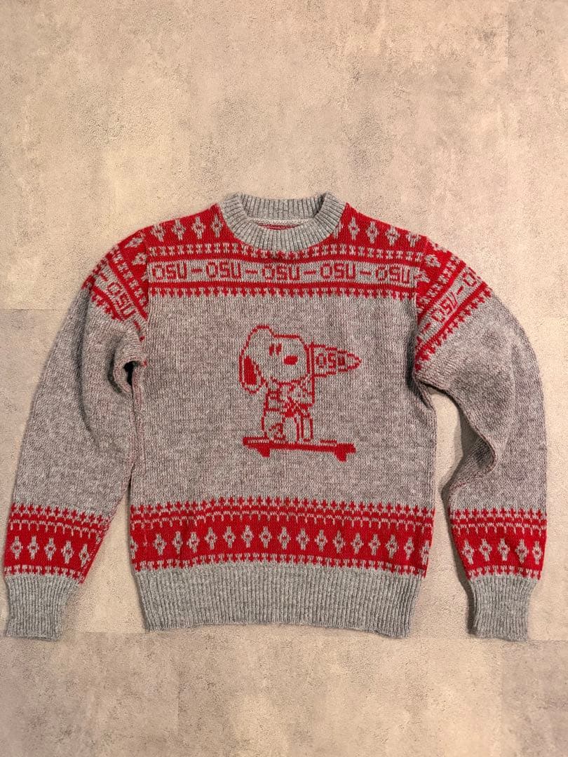 ヴィテージ スヌーピー ニットセーター