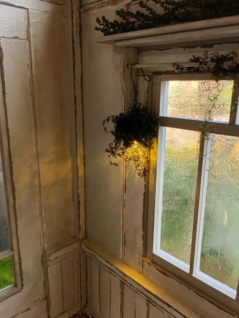 NO.100　木製 ドールハウス　背景ボード