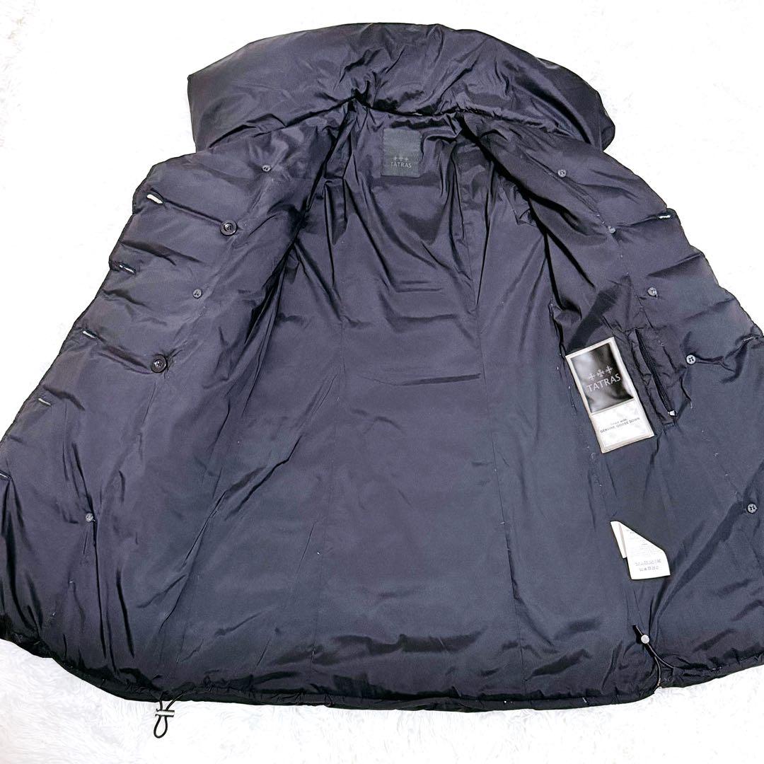 TATRAS アゴーニャ ロングダウンコート M 黒ブラックタトラス