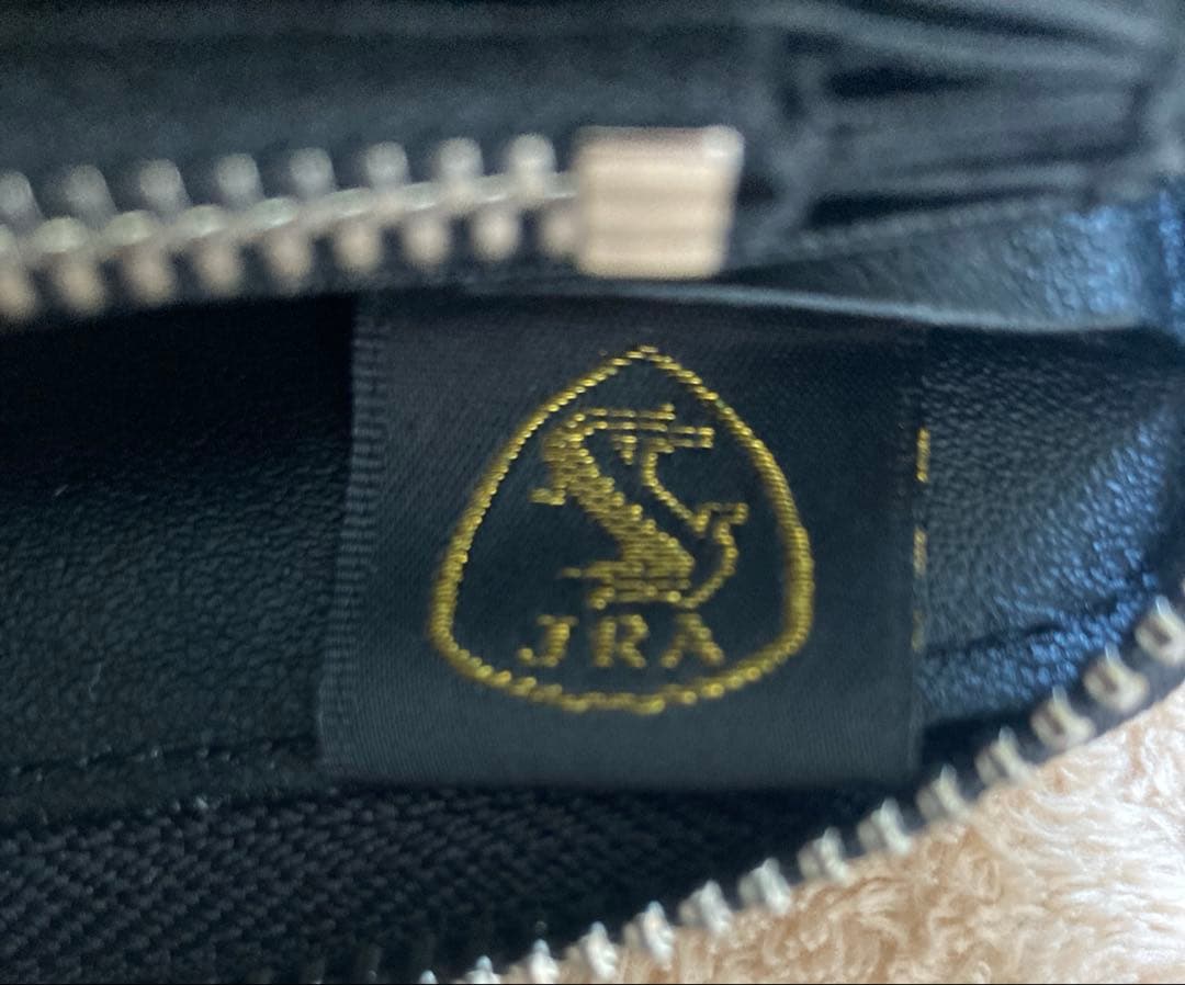 JRA認定 クロコダイル一枚革 ポロサス 長財布 ブラック