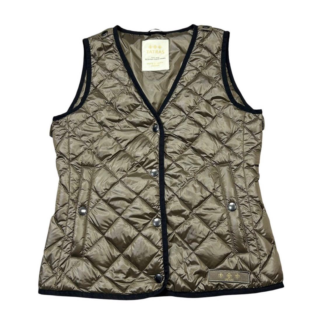 美品 TATRAS インナーダウンベスト レディースS