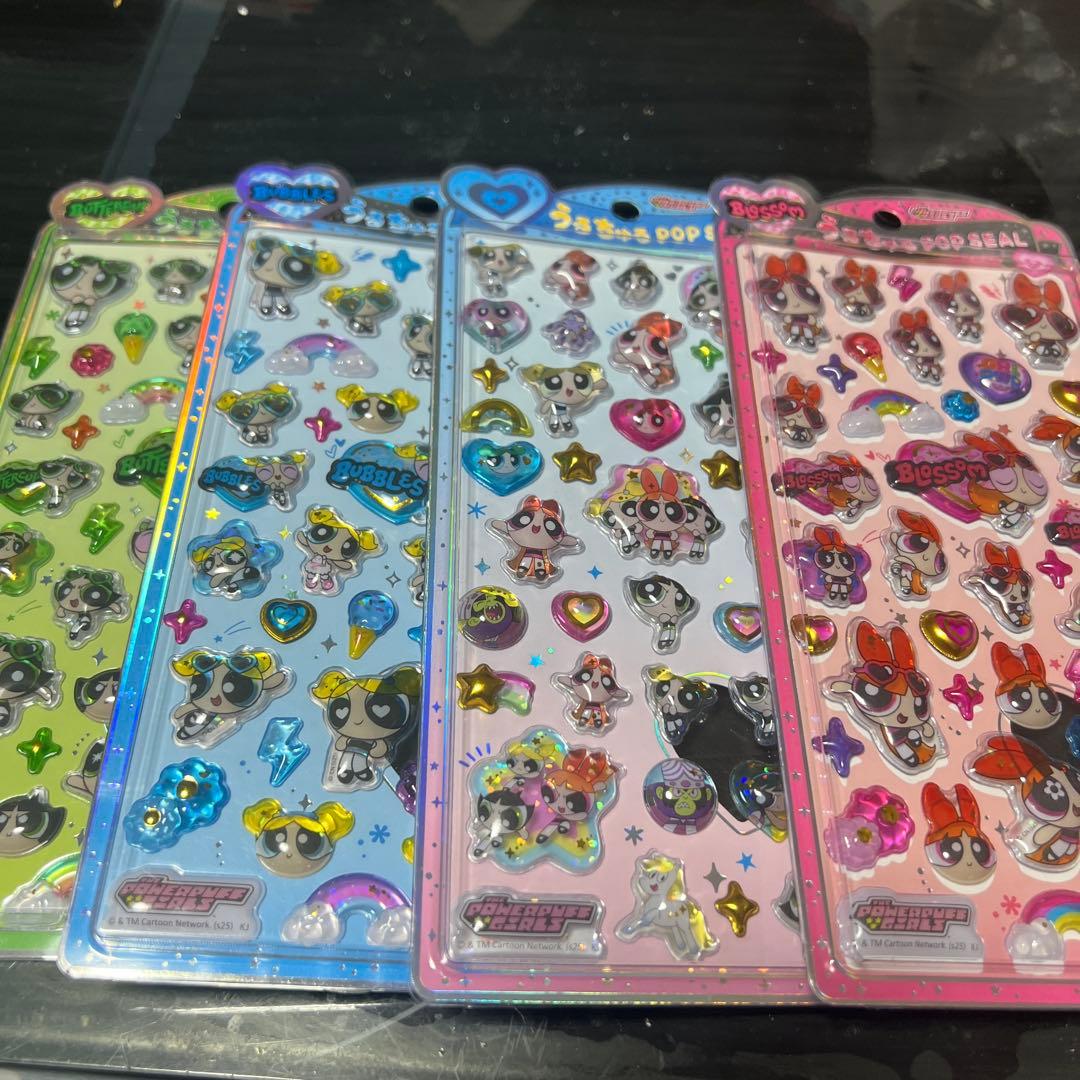 正規品　パワーパフガールズ うるちゅるポップシール POPSEAL パワパフ