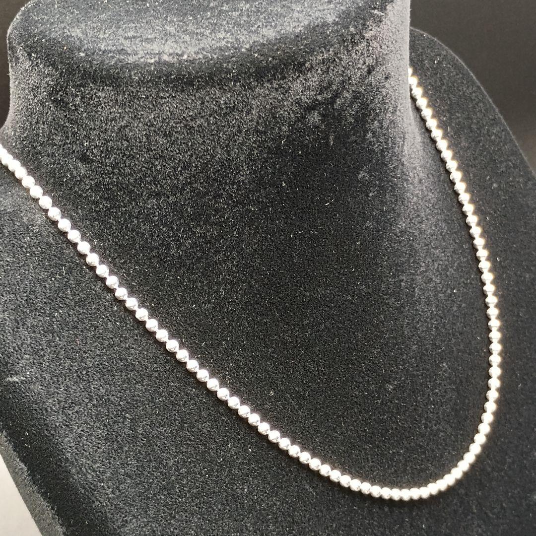 【美品】GUCCI ボールチェーン ネックレス 50cm ユニセックス S925