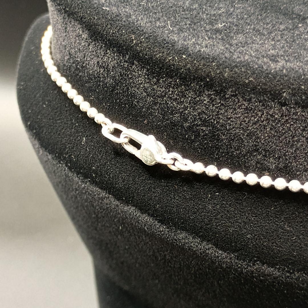 【美品】GUCCI ボールチェーン ネックレス 50cm ユニセックス S925