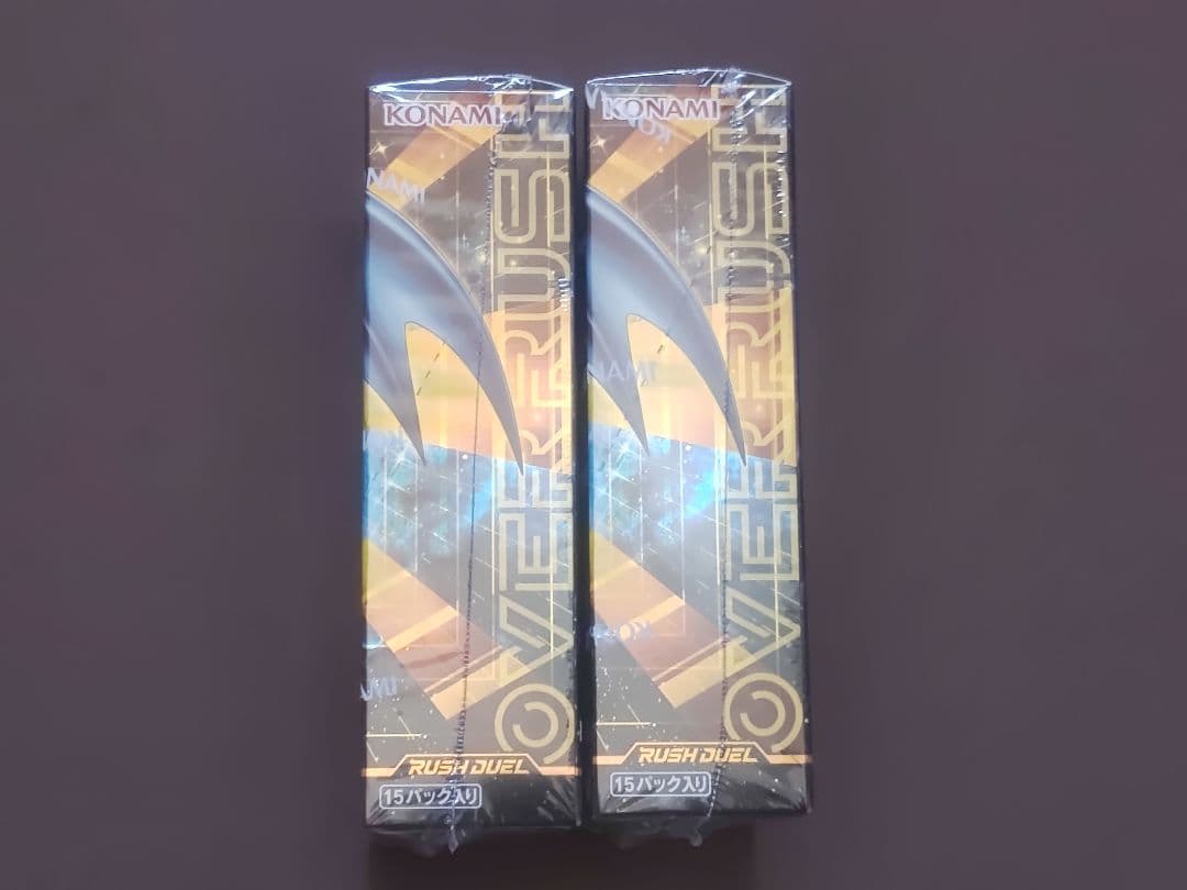 【遊戯王RD】オーバーラッシュパック　②BOX　シュリンク付き