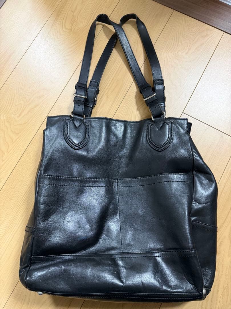 ヴィヴィアンウエストウッド ブラック　レザー　トートバッグ