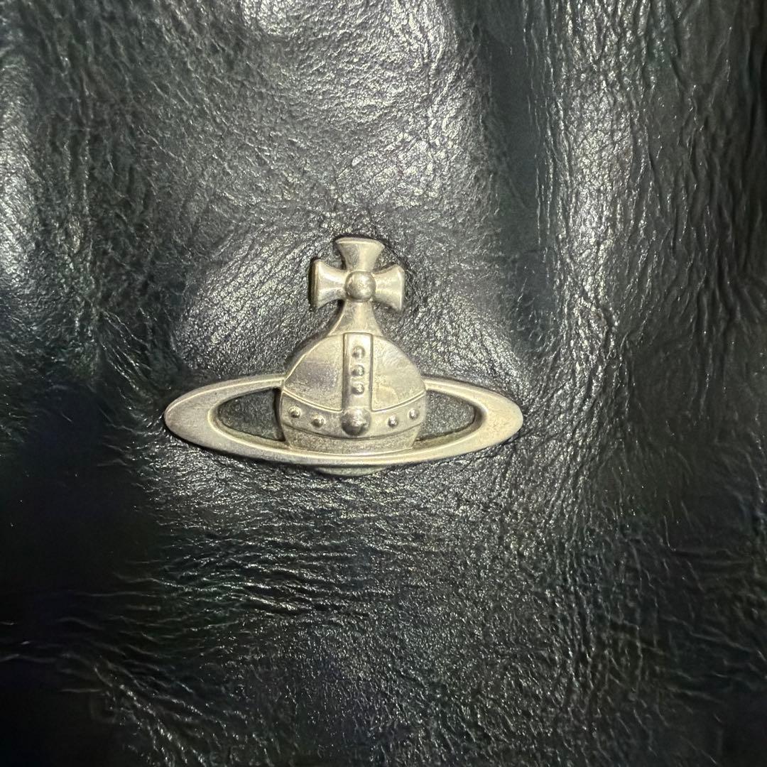 ヴィヴィアンウエストウッド ブラック　レザー　トートバッグ