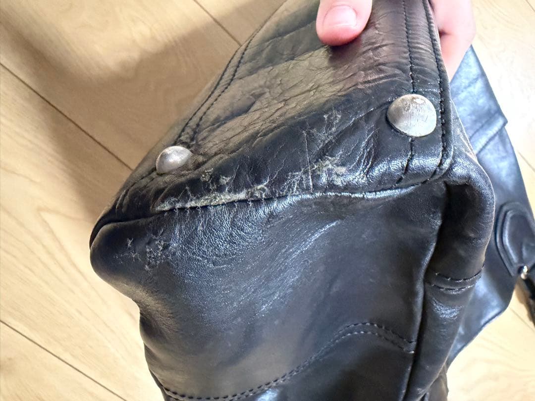 ヴィヴィアンウエストウッド ブラック　レザー　トートバッグ