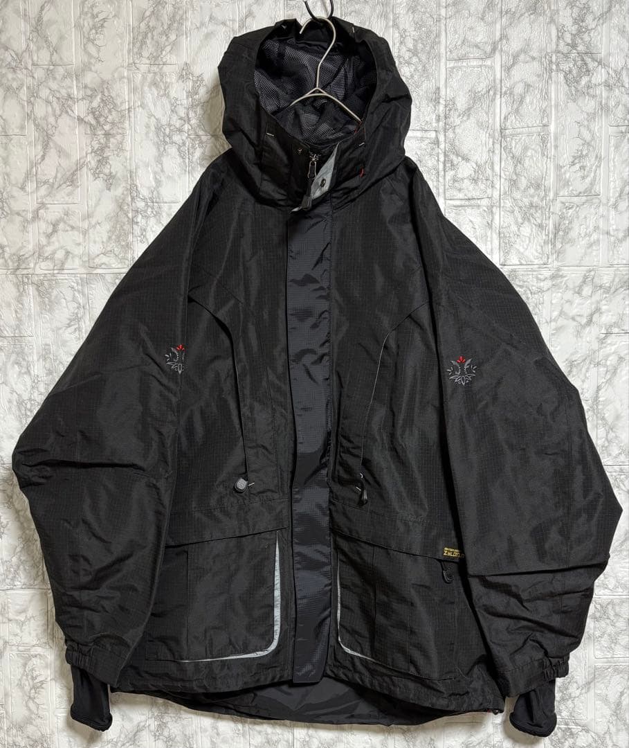 ♦︎良品♦︎オンヨネJACK FROST オールブラック　スノボ・スキーウェア　XL