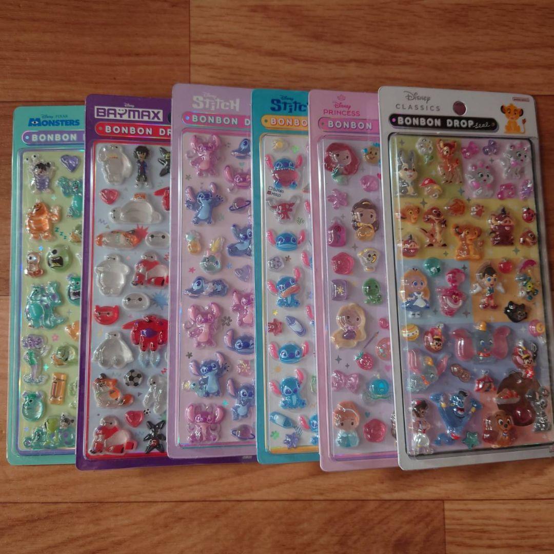 【正規品】ボンボンドロップシール　ディズニー　第2弾　6種類